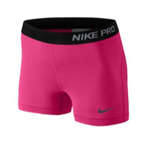Шорты женские Nike Pro 3 Pink/Black - Saletennis.com