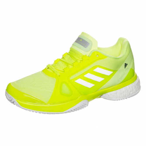 Кроссовки женские Adidas by Stella McCartney Barricade Boost 2017Yellow/White - Saletennis.com