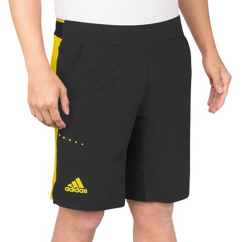 Adidas Barricade Bermuda Black Yellow Saletennis
