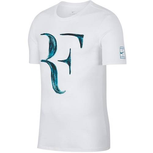 Футболка мужская Nike RF Tee White - Saletennis.com