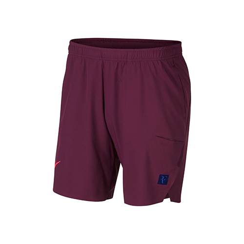 Шорты мужские Nike Court Flex RF Ace Short - Bordeaux/Bright Crimson -  Saletennis.com
