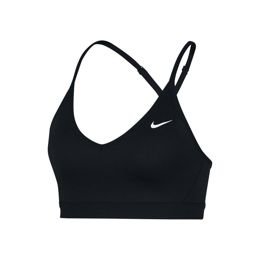 nike indy striped sports bra