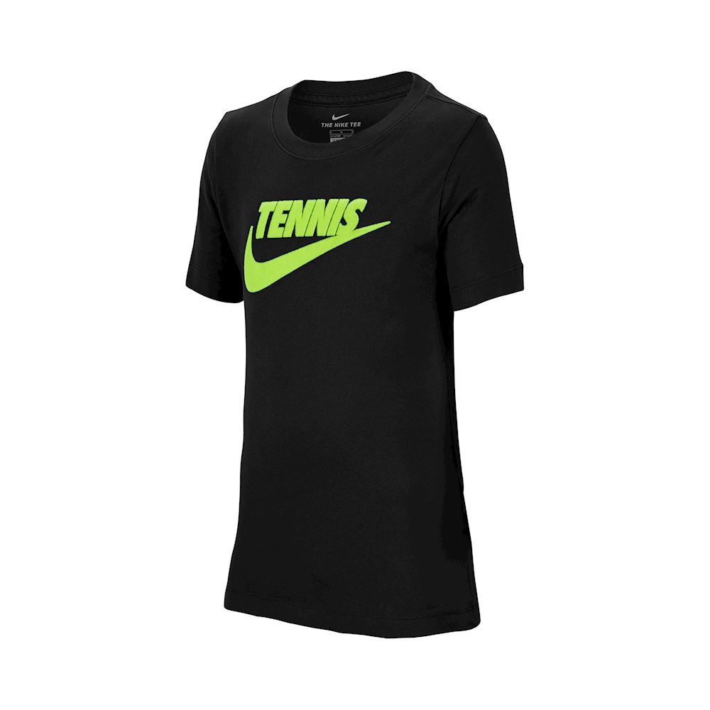 black and volt nike shirt