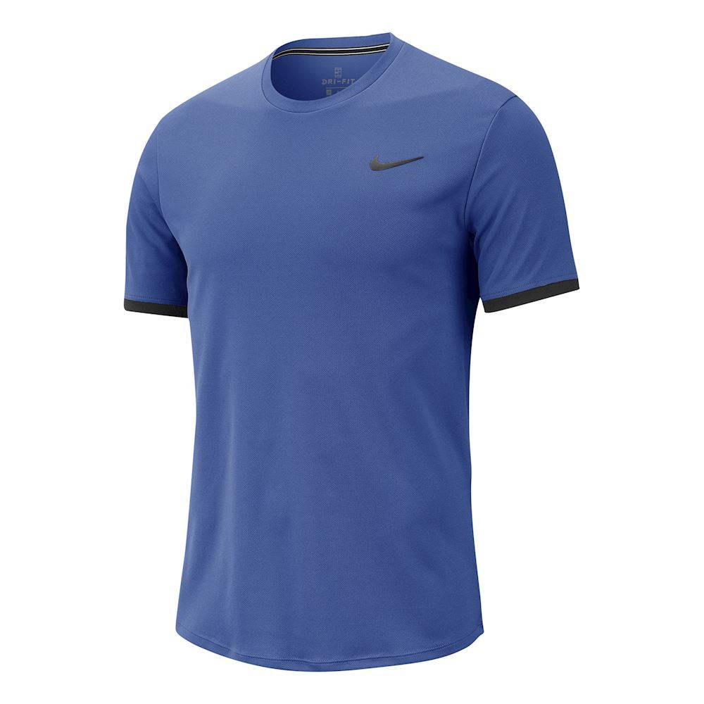 Nike Court Dry Crew Game Royal Black Saletennis