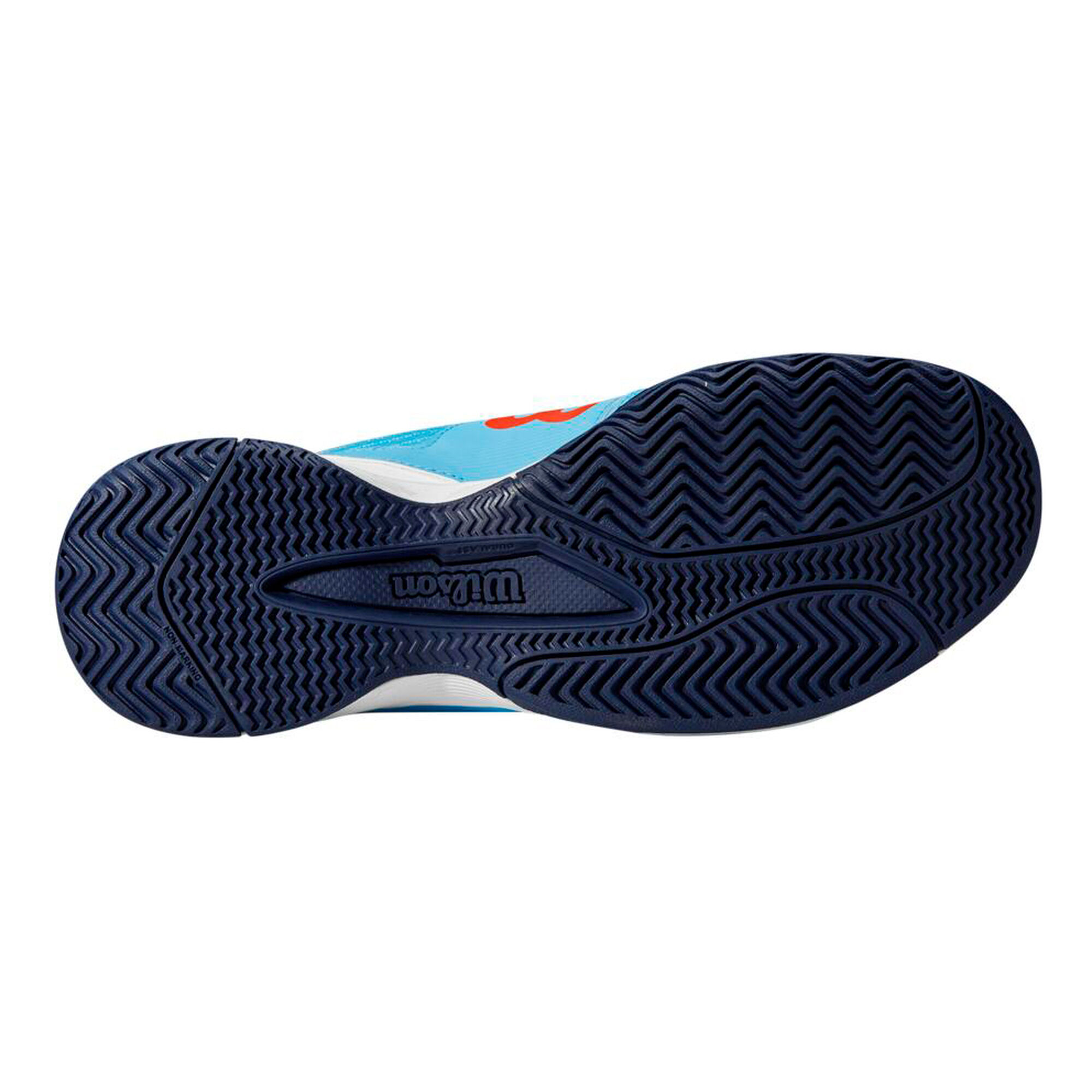 Кроссовки детские Wilson Rush Pro QL Junior - Brilliant Blue/White/Orange -  Saletennis.com