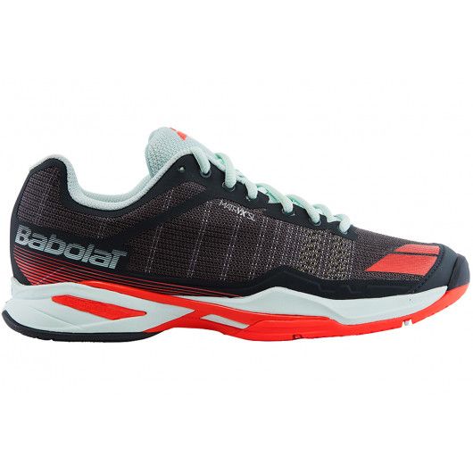 Кроссовки женские Babolat Jet Team All Court Grey/Red/Blue - Saletennis.com