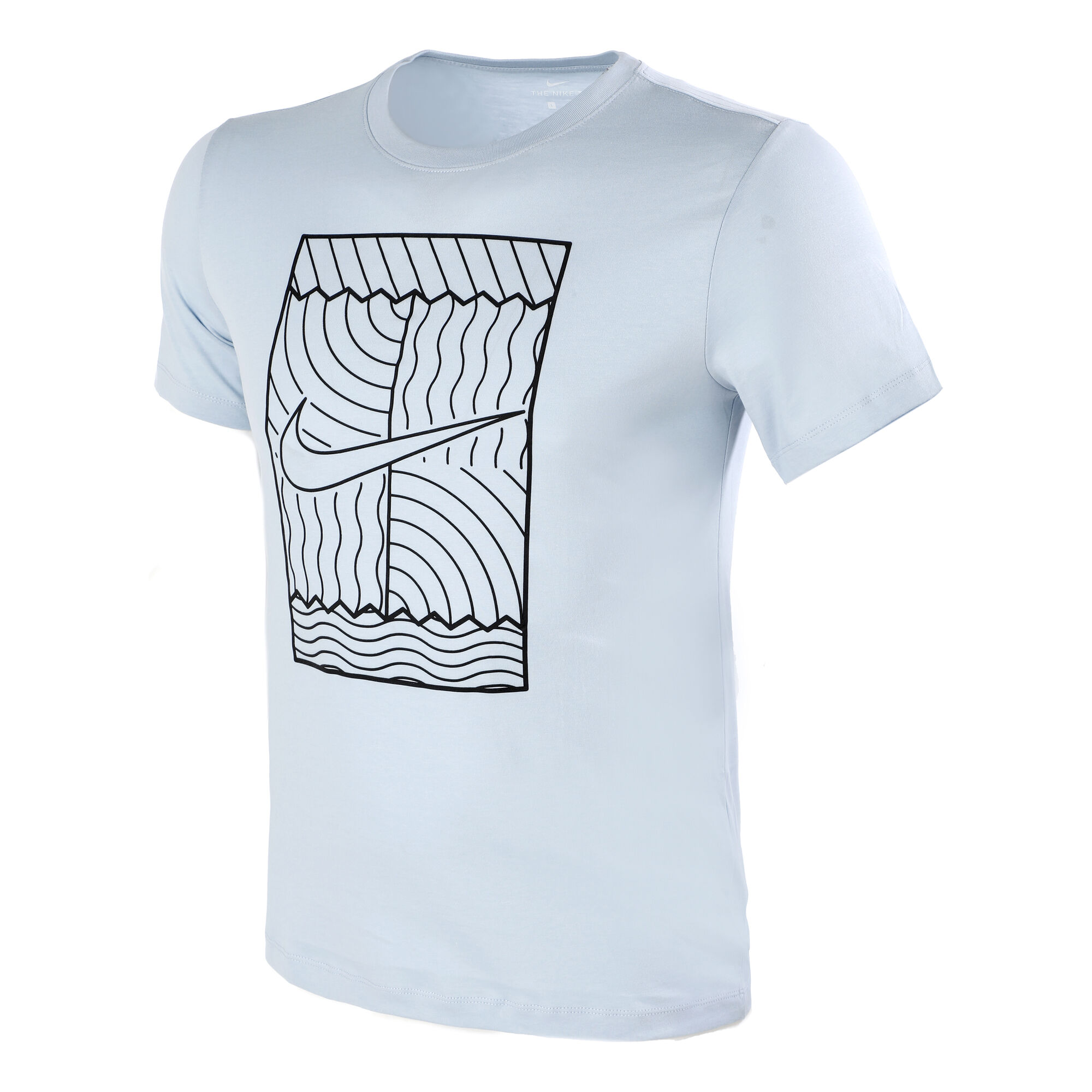 nike t shirt light blue