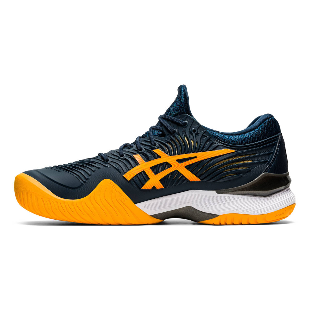 asics court ff 2 white mako blue