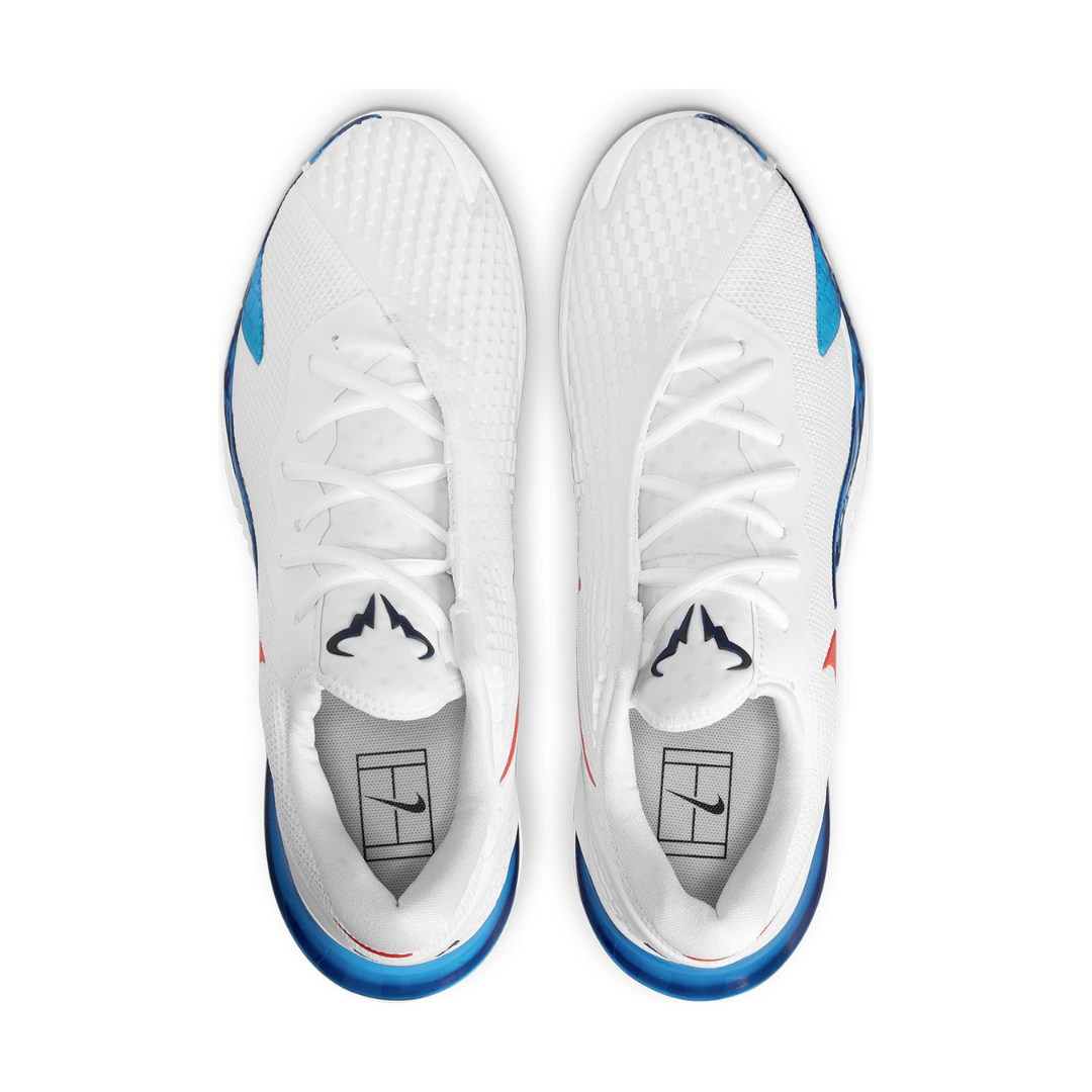 Кроссовки мужские Nike Air Zoom Cage 4 RAFA - White/Binary Blue -  Saletennis.com