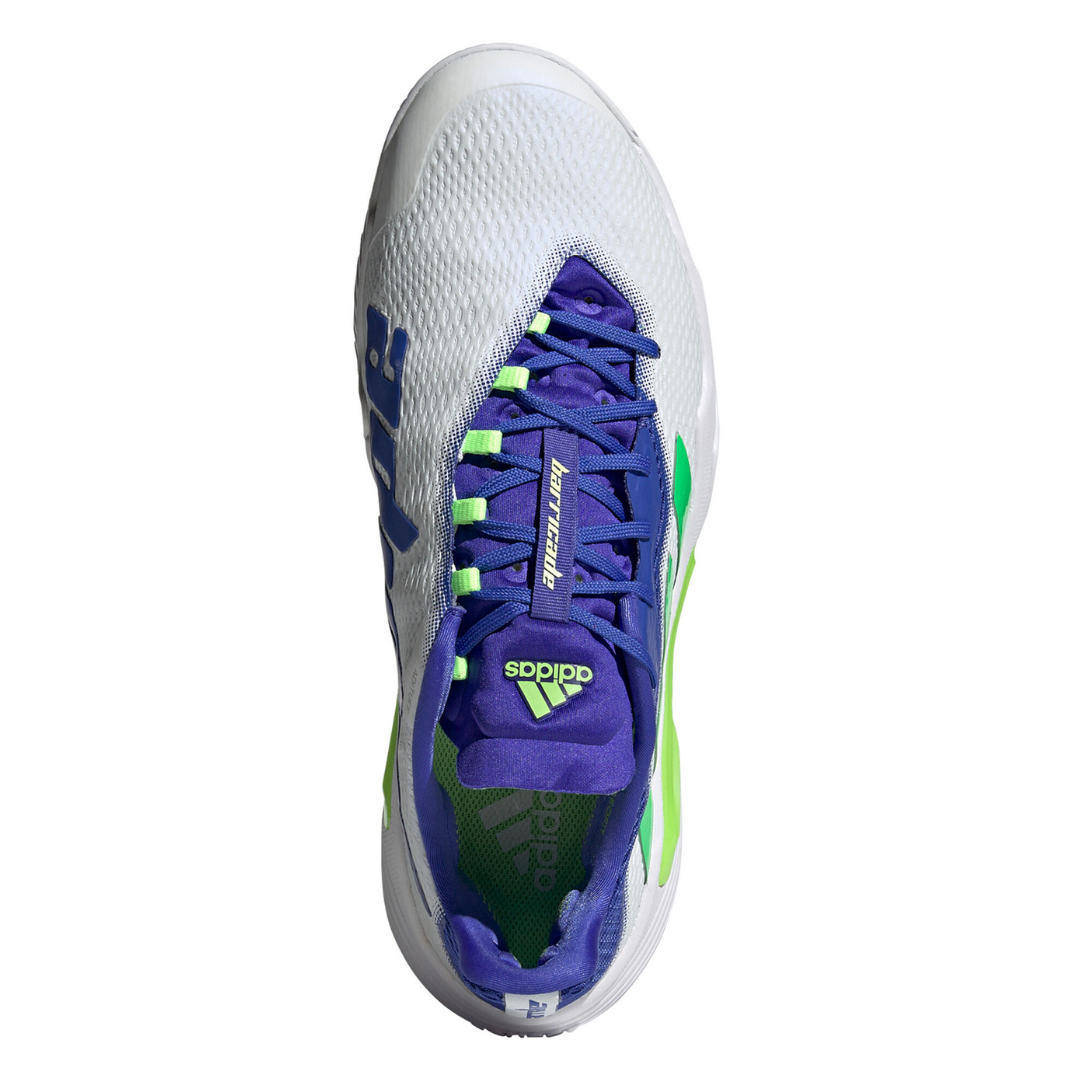 Adidas barricade hotsell green
