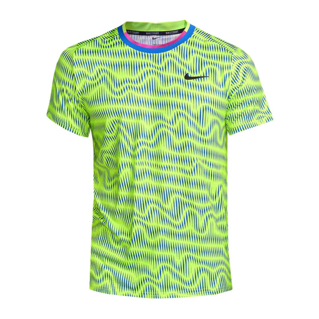 Футболка для тенниса мужская Nike Court Advantage Light Lemon Twist в ...